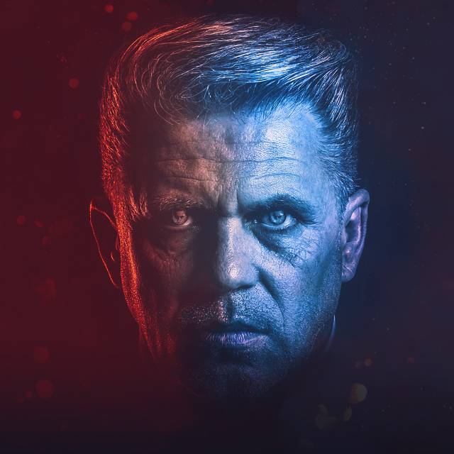 Photoshop effet bleu rouge
